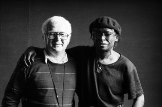 David Gahr with Miles Davis